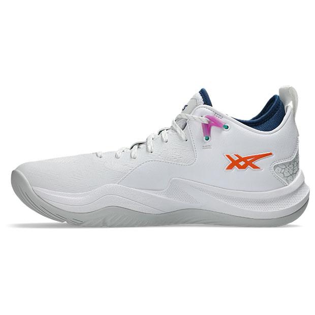 ASICS（アシックス） ノヴァサージ LOW 2 ホワイト×サンピーチ 【asics