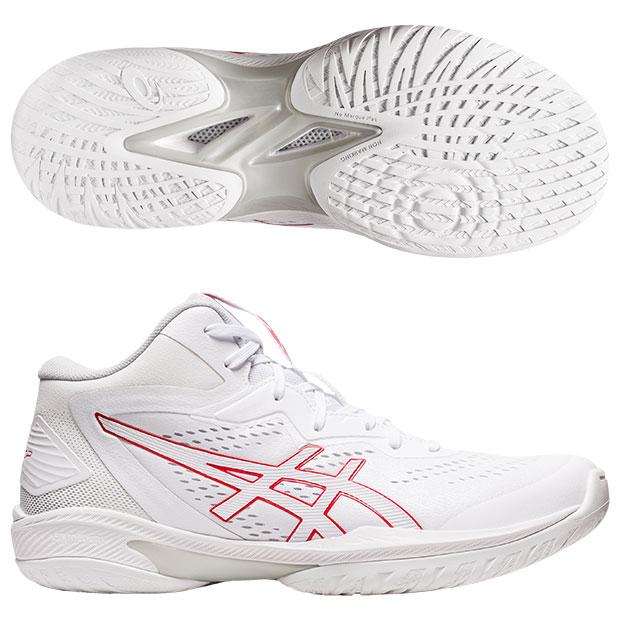 ASICS ゲルフープ V15 ホワイト×クラシックレッド 【asics