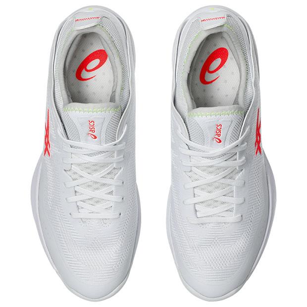ASICS（アシックス） グライドノヴァ FF 3 ホワイト×サンライズレッド