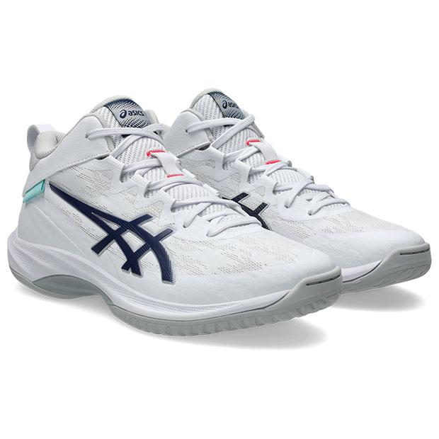ASICS バスケットボールシューズ ホワイト/ブルー ASICS（アシックス） ゲルフープ V17 ホワイト×ブルーエクスパンス