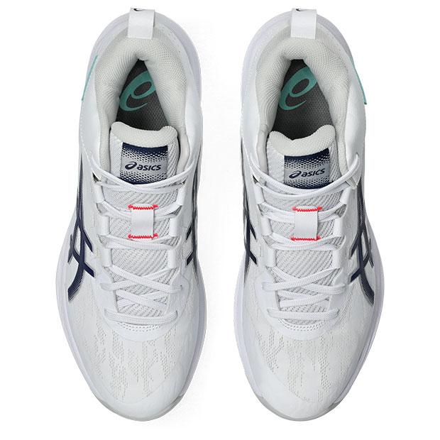 ASICS（アシックス） 爆買!! ゲルフープ V17 ホワイト×ブルーエクス
