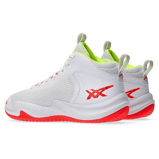 ASICS（アシックス） ジュニア ノヴァサージ 3 GS ホワイト×サンライズ