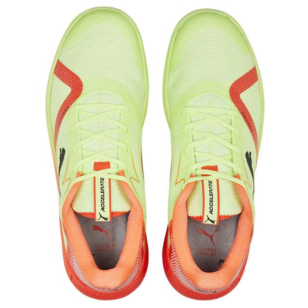 PUMA アクセラレイト ターボ ニトロ 2 ファストイエロー×レッド PUMA アクセラレイト ターボ ニトロ 2 ファストイエロー×レッド