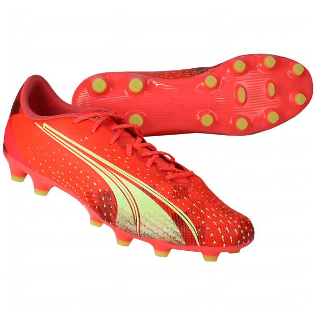 PUMA ウルトラ プロ HG/AG フェアリーコーラル×フィジーライト