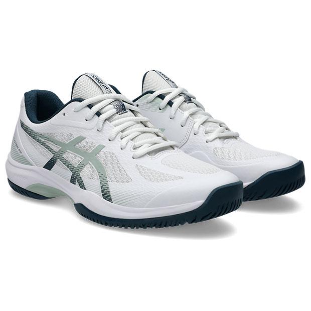 ASICS（アシックス） コートハンター FF ホワイト×ライケンロック