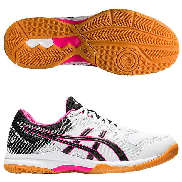 ASICS（アシックス） ゲル ロケット 9 ホワイト×ピンクグロー 【asics