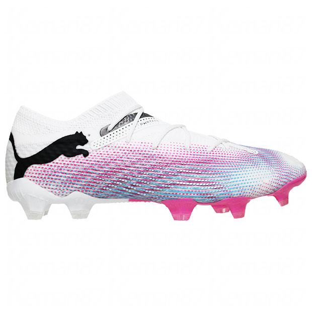 プーマ フューチャー 7 アルティメット Low FG/AG(ホワイト×ピンク) PUMA フューチャー 7 アルティメット Low FG/AG プーマホワイト 【PUMA