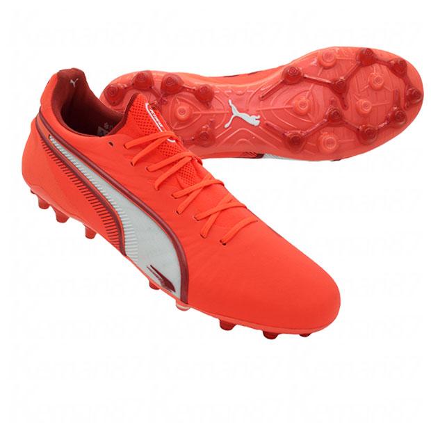 プーマキング|アルティメット|MG　グローイングレッド　【PUMA|プーマ】サッカースパイク108306-01 PUMA（プーマ） プーマキング アルティメット MG グローイングレッド