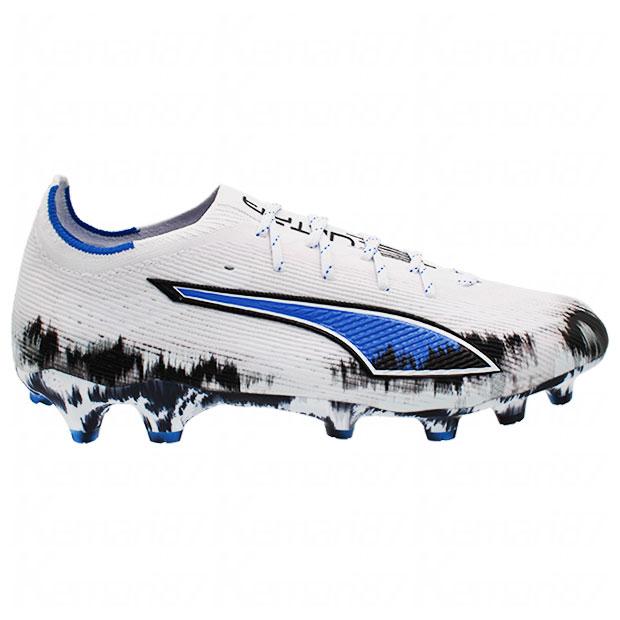 PUMA サッカーシューズ ホワイト スパイク PUMA プーマ エヴォタッチ プロ FG(ホワイト×ブルー) 103671 05