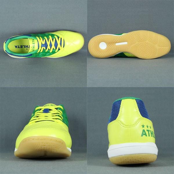アスレタ ATHLETA O-Rei Futsal A002 27cm 美品 ATHLETA（アスレタ） 11009 O-Rei Futsal T004 Fイエロー×Kグリーン