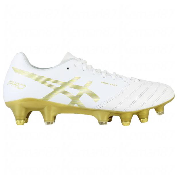 DSライト X-FLY PRO ST　ホワイト×リッチゴールド　【asics|アシックス】サッカー取替式スパイク1101a026-122｜kemari87｜02