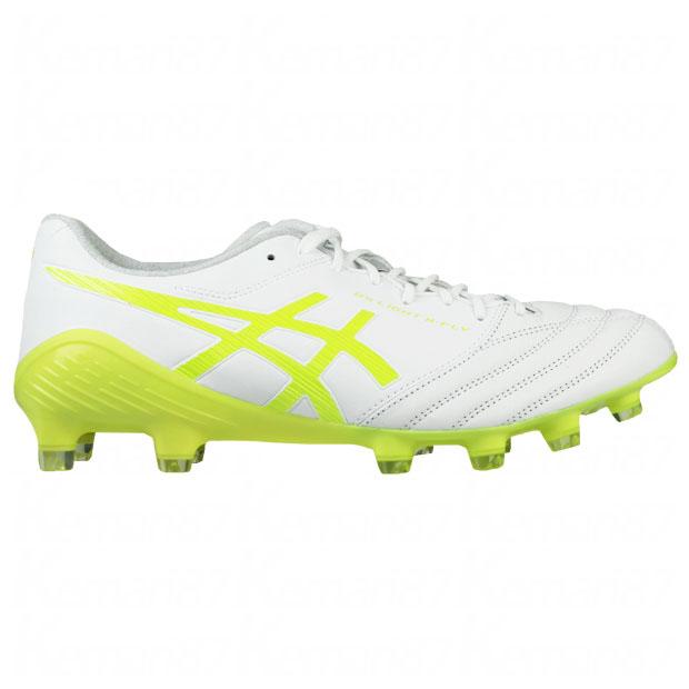 asics サッカーシューズ ホワイト/イエロー ASICS アシックス DS LIGHT(ホワイト×ゴールド) 1103A068 122