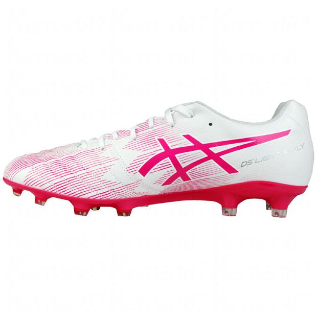 DSライト X-FLY PRO 2 LIMITED　ホワイト×ピンクグロー　【asics|アシックス】サッカースパイク1101a067-100｜kemari87｜03