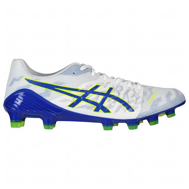 爆買!! DSライト ACROS 3　ホワイト×アシックスブルー　【asics|アシックス】サッカースパイク1101a070-105の画像