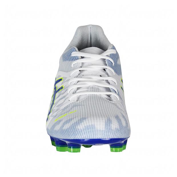 爆買!! DSライト ACROS 3　ホワイト×アシックスブルー　【asics|アシックス】サッカースパイク1101a070-105の画像