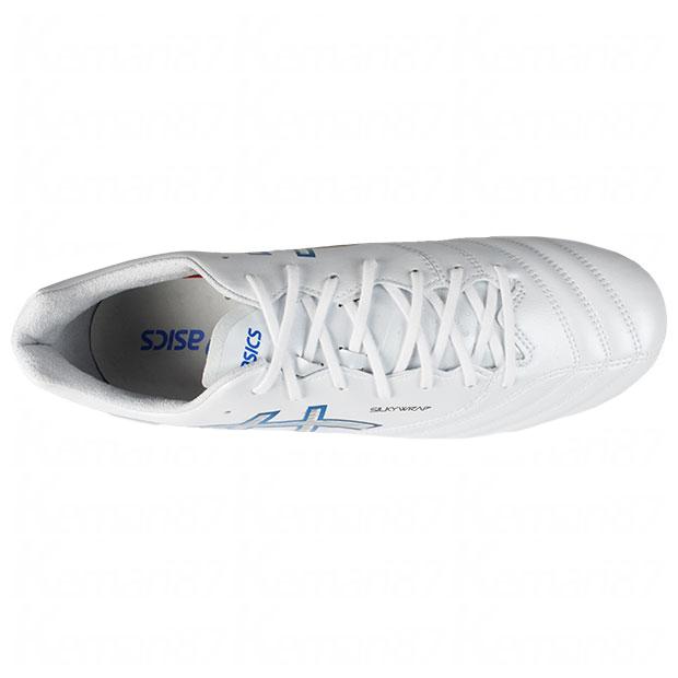 爆買!! DSライト X-FLY PRO 3 ST　ホワイト×エレクトリックブルー　【asics|アシックス】サッカー取替式スパイク1101a073-100の画像