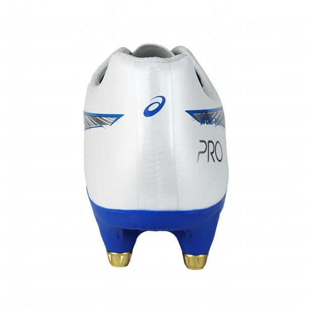 asics エックスフライプロ3 サッカースパイク ホワイト/ブルー DS LIGHT X-FLY PRO 3 | White/Electric Blue | サッカー | 【ASICS公式】