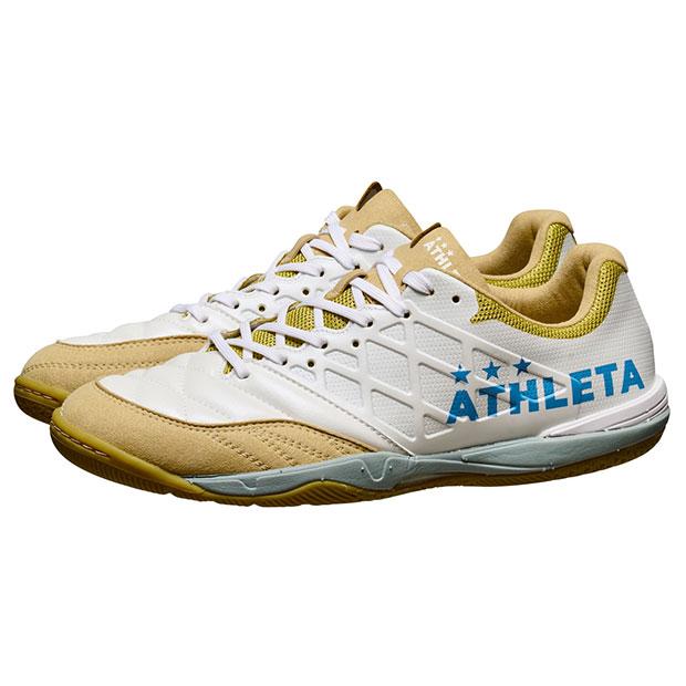 ATHLETA フットサルシューズ　27センチ ATHLETA（アスレタ） 爆買!! Teo ID テオ ID パールホワイト 【ATHLETA