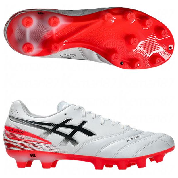 ASICS（アシックス） DSライト プロ ワイド ホワイト×フラッシュレッド