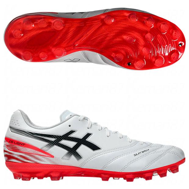 ASICS（アシックス） DSライト プロ AG ホワイト×フラッシュレッド