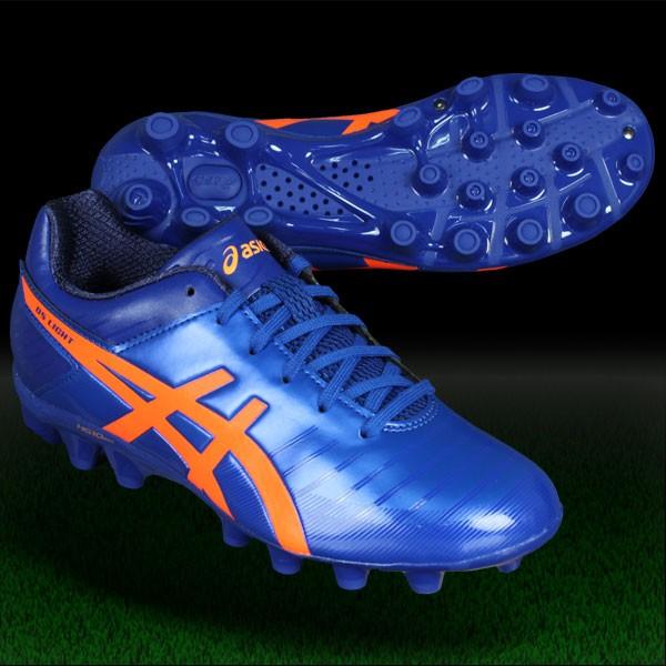 ジュニア DSライト 3 Jr　インペリアル×ショッキングオレンジ　【asics|アシックス】サッカージュニアスパイク1104a002-400｜kemari87