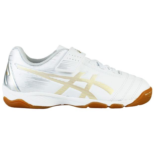 ジュニア ジュニオーレ 6 IN　ホワイト×リッチゴールド　【asics|アシックス】ジュニアフットサルシューズ1104a044-122｜kemari87｜02