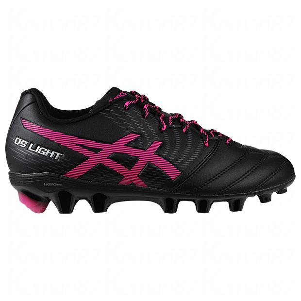 asics サッカーシューズ スパイク 黒/ピンク ASICS（アシックス） ジュニア DSライト JR GS ブラック×ピンクグロー