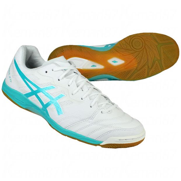 ASICS デスタッキ K FF ホワイト×シーグラス 【asics|アシックス ASICS デスタッキ K FF ホワイト×シーグラス 【asics|アシックス