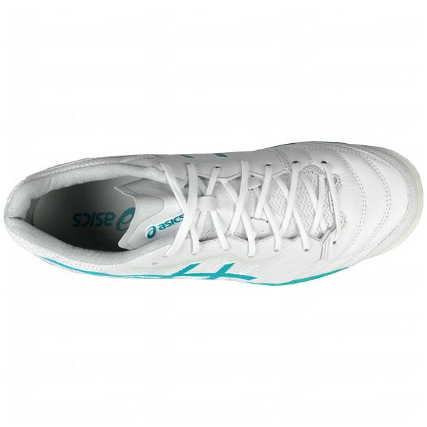A*＋様 ASICS デスタッキ K FF ホワイト/シーグラス asics 【アシックス】 デスタッキ K FF （ホワイト×シーグラス