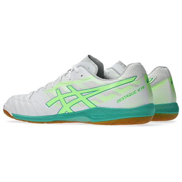 ASICS（アシックス） デスタッキ K FF ホワイト×イルミネートグリーン