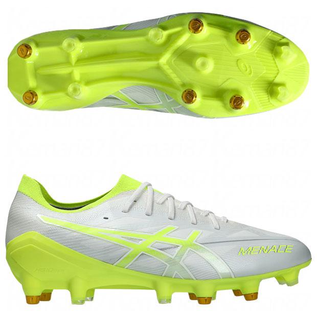 ASICS（アシックス） メナス 5 ハイブリッド ホワイト×セーフティ