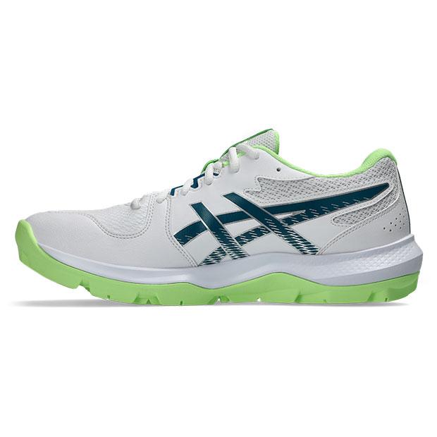 爆買!! ゲルピーク 3　ホワイト×ダークティール　【asics|アシックス】ハンドボールシューズ1113a057-103の画像