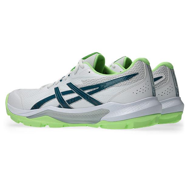 爆買!! ゲルピーク 3　ホワイト×ダークティール　【asics|アシックス】ハンドボールシューズ1113a057-103の画像