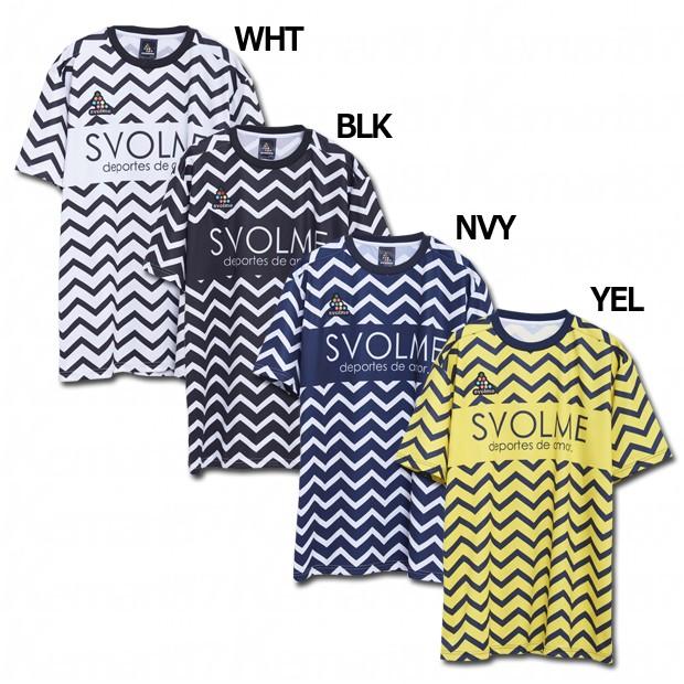 半袖ジグザグボーダーtシャツ Svolme スボルメ サッカーフットサルウェアー1193 Kemari87 Paypayモール店 通販 Paypayモール