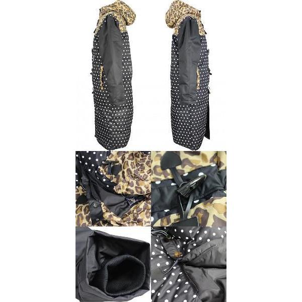 SVOLME（スボルメ） ドット×ヒョウ柄 ダウンコート 【SVOLME|スボルメ