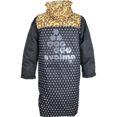SVOLME（スボルメ） ドット×ヒョウ柄 ダウンコート 【SVOLME|スボルメ