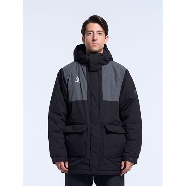 svolme 黒　XL スボルメ 発熱中綿ハーフコート SVOLME スボルメ 発熱中綿ハーフコート(ブラック) 1243-31004