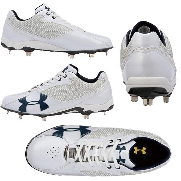 UNDER ARMOUR（アンダーアーマー） UA クラッチフィット ダイナプレイLOW ホワイト×ミッドナイトネイビー ...