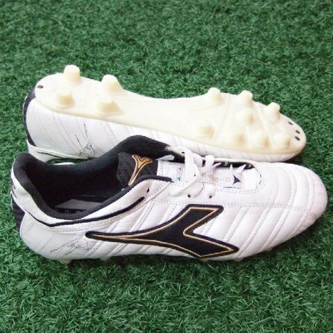 DIADORA（ディアドラ） バッジオクラシック MD PU ホワイト×ブルー