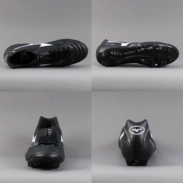 Mizuno サッカーシューズ・スパイク ホワイト/ブラック MIZUNO ミズノ ソニッククラブ AS ワイド(ブラック×ホワイト