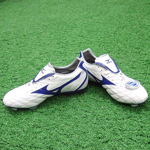 Mizuno サッカースパイク ホワイト MIZUNO ソニッククラブ MD スーパーホワイトパール×ブラック 【MIZUNO