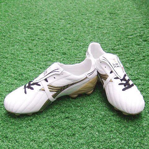 LX K-PRO MG14+J　ホワイト×ゴールド　【diadora|ディアドラ】サッカースパイク153170-2149