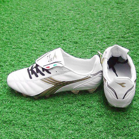 DIADORA LX LT MG14+J ホワイト×ゴールド 【diadora|ディアドラ