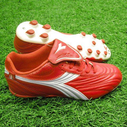 DIADORA（ディアドラ） STILE10 LT MD PU+ JR J レッド×ホワイト