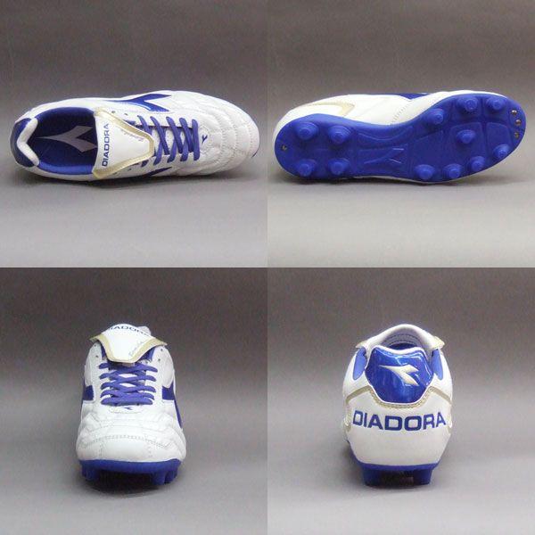 DIADORA（ディアドラ） ZONDA 2 K MD PU-WD J ホワイト×アズーリブルー