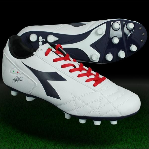 ホワイトレザー、サッカー　スパイク　ディアドラ　26.0センチ　cm 未使用 DIADORA（ディアドラ） M.WINNER RB R MDPU ホワイト×コルセア