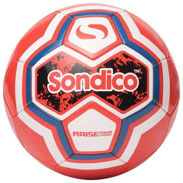 ミニボール　レッド　【Sondico|ソンディコ】サッカーボール1号球21-821020-rd-1｜kemari87