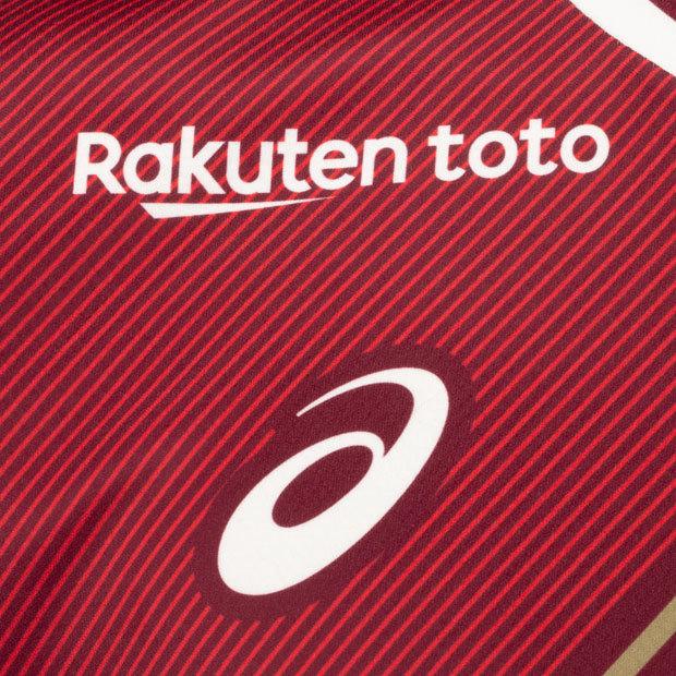 ASICS（アシックス） ヴィッセル神戸 2022 ホーム 半袖レプリカ