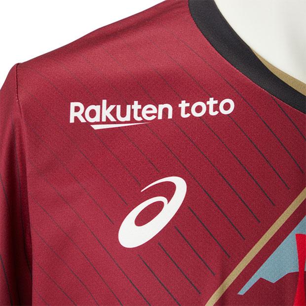 ASICS ヴィッセル神戸 2023 ホーム 半袖レプリカユニフォーム 5