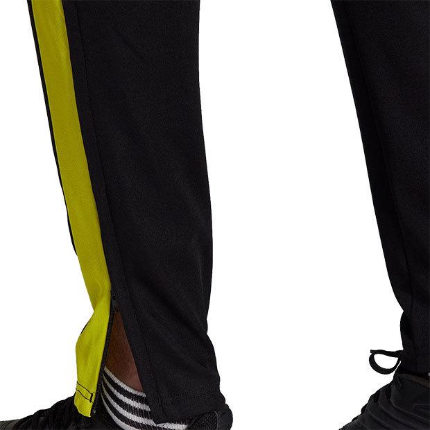 adidas（アディダス） TIRO トラックパンツ CU ブラック×イエロー